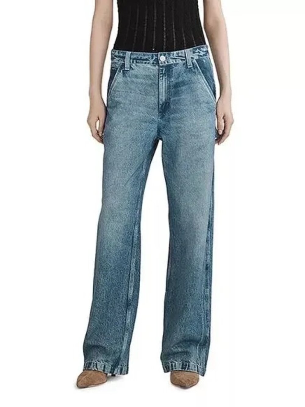 NWOT - rag & bone Miramar Sid Cotton High Rise Straight Carpenter Terry - 27